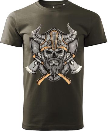 Voyovnik Koszulka T-Shirt Viking Khaki (V-2102-19-67) - Ceny i opinie T-shirty i koszulki męskie GGRI