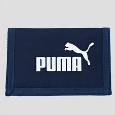 Puma Portfel Damski Męskie Sportowy Duże Logo Granatowy - Portfele męskie