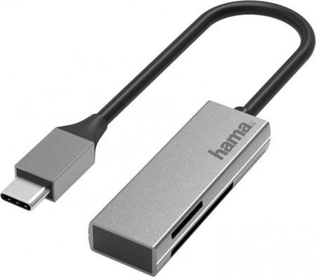 Hama czytnik kart SD/MicroSD, USB-C, slim (200131)