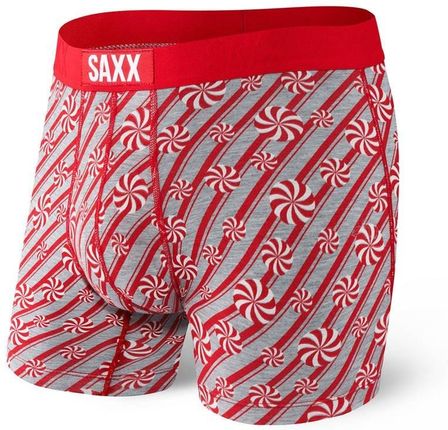 Bokserki męskie SAXX Vibe Boxer Brief Red Hard Candy M