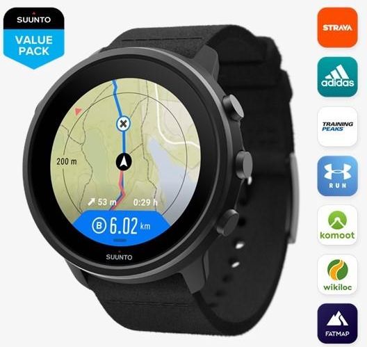 Suunto 7 Titanium Matte Black (SS050568000) - zdjęcie 2 Suunto 7 Titanium Matte Black (SS050568000)