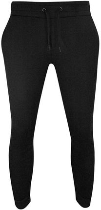 Spodnie Dresowe Czarne, Sportowe Męskie ze Ściągaczami, Zwężane Brave Soul SPBRSSS21TYRELLEblack