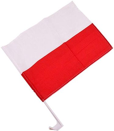 Flaga Samochodowa Polska 30X45cm