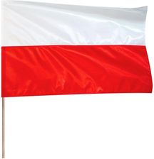 Zdjęcie Flaga Narodowa Polska 70x112cm Z Drzewcem 120 - Różan