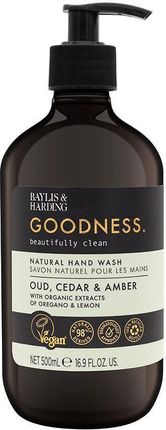 Baylis & Harding Goodness Oud, Cedar & Amber Naturalne Mydło Do Rąk 500Ml