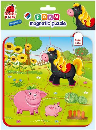 Roter Kafer Puzzle Magnetyczne Z Pianki Koń I Świnia