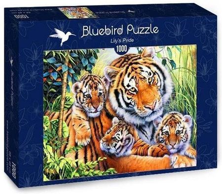 Bluebird Puzzle 1000El. Rodzina Tygrysów