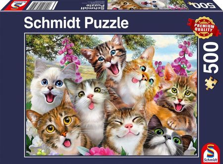 Schmidt Puzzle Pq 500El. Koty Robią Selfie G3