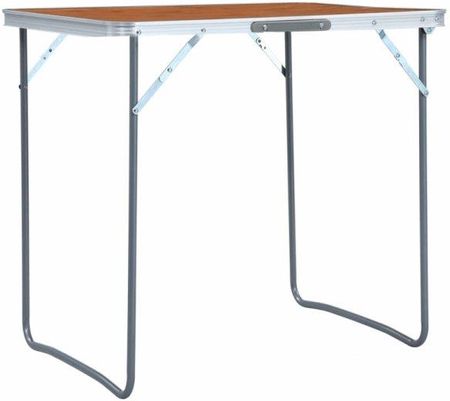 Vidaxl Składany stolik turystyczny aluminiowy 60 x 45 cm