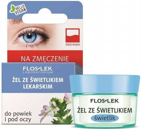 FLOS-LEK Żel ze świetlikiem lekarskim pod oczy i na powieki 10g