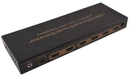 ASK Switcher HDMI 4x1 4K ARC with SPDIF/RCA analog/digital audio extractor HDSW0029M1