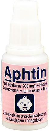 Aphtin płyn do stosowania w jamie ustnej 10g