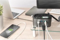 Digitus Stacja dokująca USB Typ C 11 portów Tripple Monitor 4K 60Hz PD 3.0 M.2 SATA 3.0 NGFF Aluminiowa (DA70889)