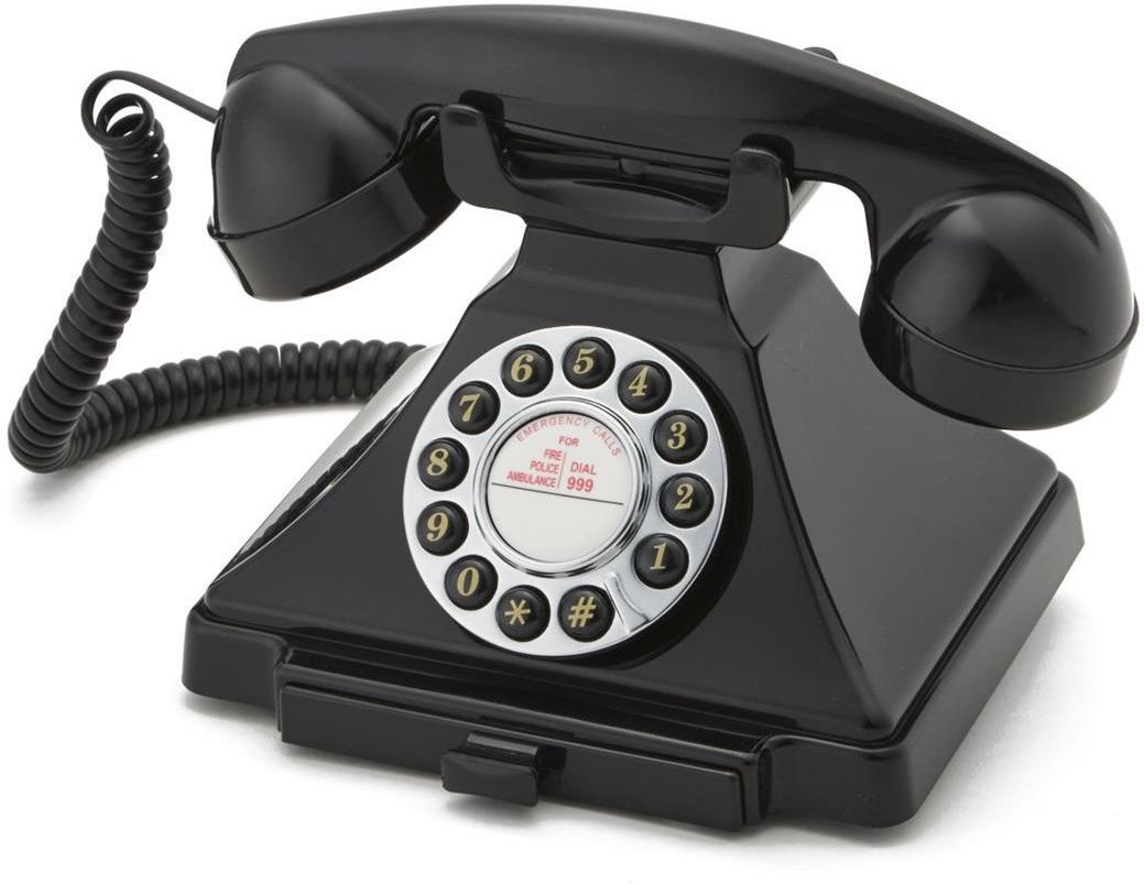 Telefon Carrington Retro Vintage Kronx Czarny - Opinie i ceny na Ceneo.pl