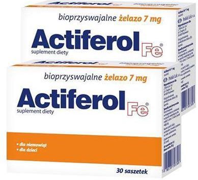 ACTIFEROL FE 7 mg 2 x 30 sasz. 