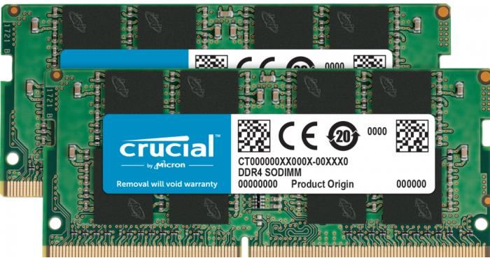 Pamięć RAM Crucial Cru 32Gb (2X16Gb) Ddr4 3200Mhz Cl22 Sodimm
