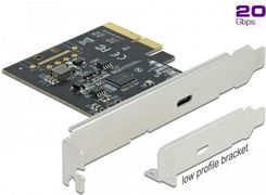 Delock PCIe x4> 4x external SuperSpeed USB 20 Gbps (USB 3.2 Gen 2x2) USB Type-C (89036)