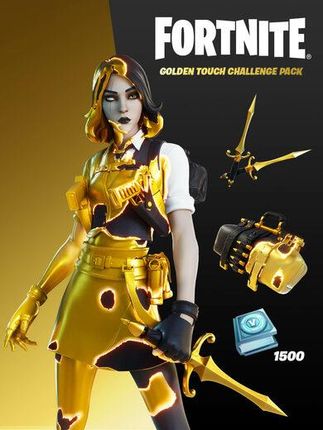Fortnite - Golden Touch Challenge Pack + 1500 V-Bucks Challenge (Xbox One Key)