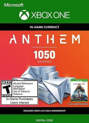 Anthem - 1050 Tektytów (Xbox)