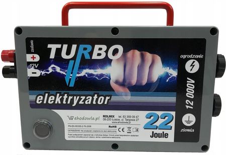 Najmocniejszy Elektryzator Pastuch Turbo 22J