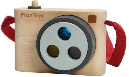 Plan Toys Aparat Drewniany Z Kolorowymi Soczewkami Montessori