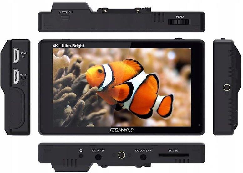 Feelworld Monitor Podglądowy LUT6 6" 4K - zdjęcie 2 Feelworld Monitor Podglądowy LUT6 6" 4K