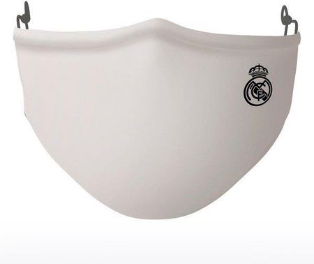 Real Madrid C.F. Maska Higieniczna Materiałowa Wielokrotnego Użytku Dziecięcy Biały