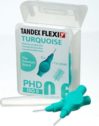 Tandex 6Szt. Szczoteczek Flexi X-Micro Turquise Morski