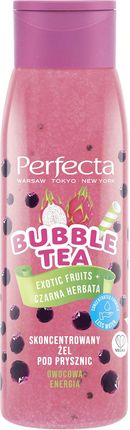 Perfecta Bubble Tea skoncentrowany żel pod prysznic Exotic Fruits + Czarna Herbata 400ml