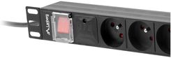 Zdjęcie Lanberg Listwa zasil.rack PDU 1U 16A 2m 8 gn. PDU-08E-0200-BK (PDU08E0200BK) - Marki