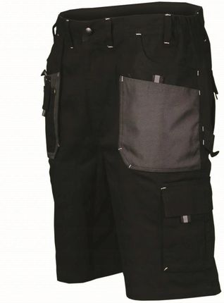Stalco Spodnie Szorty Robocze Basic Line Czarne Xxl