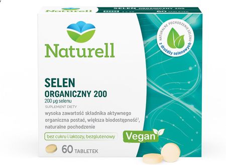 Naturell Selen Organiczny 200µg 60 tabl.