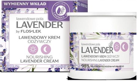 Krem Flos-Lek Lavender Lawendowy Odżywczy Wymienny Wkład na dzień i noc 50ml