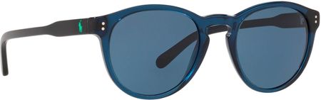 Okulary przeciwsłoneczne POLO RALPH LAUREN - 0PH4172 595580  Shiny Tranparent Blue/dark Blue