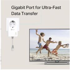 Zdjęcie Tp-Link AV1000 Gigabit Passthrough Powerline Adapter (TLPA7017P) - Żmigród