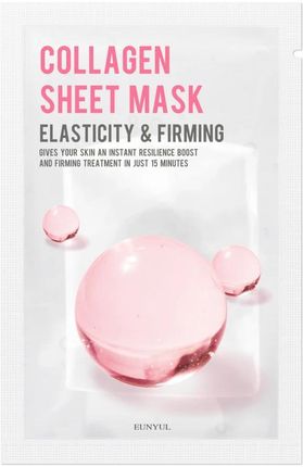 EUNYUL Collagen Sheet Mask ujędrniająco-uelastyczniająca maseczka w płachcie z kolagenem 22ml