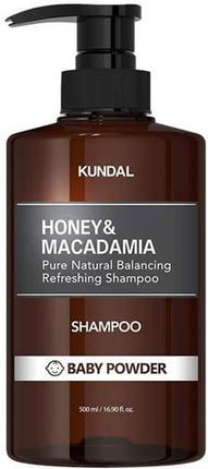 Kundal - Szampon do włosów Baby Powder Honey&Macadamia 500 ml
