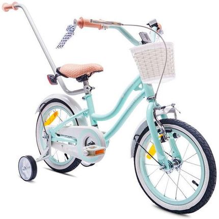 Sun Baby Rowerek Dziewczęcy 14" Heart Bike Miętowy 