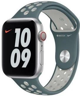 Apple Pasek Sportowy Nike do Apple Watch 44mm Hasta / Silver (MJ6K3ZMA)