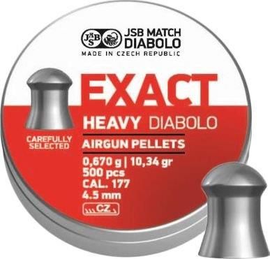 Jsb Śrut Diabolo Exact Heavy 4,52/500 (061-018)
