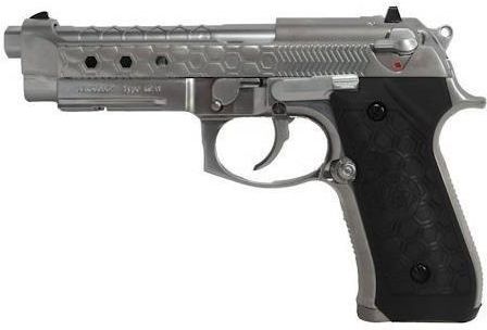Cybergun Pistolet 6Mm M92 Hex Cut Silver Gas Hopup