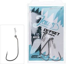 Mikado Jaws Haczyki Offset Z Wkrętem Nr 3/0