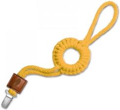 Hi Little One Sznurkowa Zawieszka Z Kółkiem Do Smoczka Pacifier Holder With Ring Pineapple