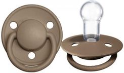 Bibs De Lux Smoczek Uspokajający Silikonowy Dark Oak 0-36 M