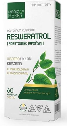 Medica Herbs Resweratrol 500 mg 60 kaps