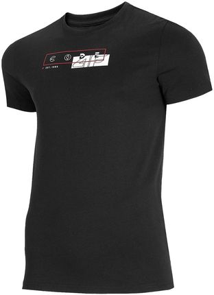 Koszulka T shirt 4F TSM021 głęboka czerń (H4L21 TSM021 20S) - Ceny i opinie T-shirty i koszulki męskie PTLF Koszulka T shirt 4F TSM021 głęboka czerń (H4L21 TSM021 20S) - Ceny i opinie T-shirty i koszulki męskie PTLF