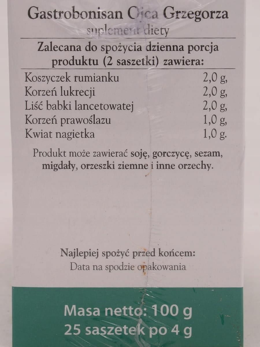 Bonimed Gastrobonisan 25 sasz. 100g - zdjęcie 3 Bonimed Gastrobonisan 25 sasz. 100g