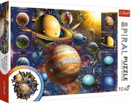 Trefl Puzzle spiralne 1040el. Układ słoneczny 40013