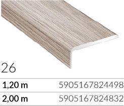 Zdjęcie Arbiton Cs25 Dąb Buffalo W26 Profil Zakończeniowy Do Wykończenia Podłogi 1,2M - Tczew