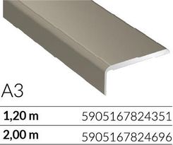 Zdjęcie Arbiton Cs25 Tytan A3 Profil Zakończeniowy Do Wykończenia Podłogi 2M - Nowogard
